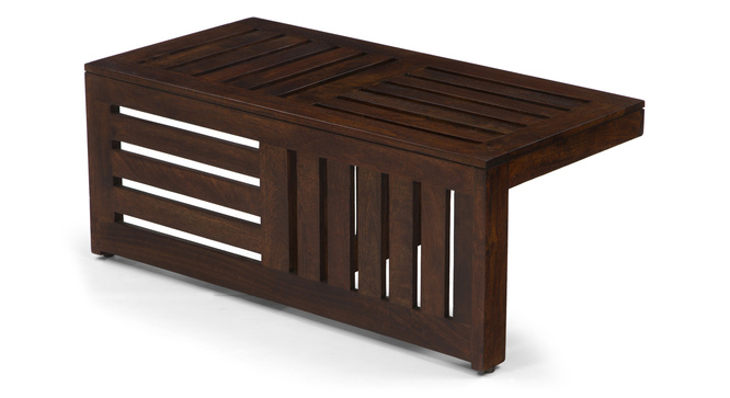 Caffino Coffee Table Set(Walnut&Black&White)